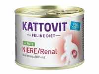 KATTOVIT Feline Diet Niere/Renal 12x185g Pute
