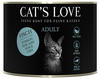 CAT'S LOVE Adult 6x400g Fisch pur