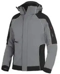 FHB&reg; Softshelljacke WALTER, grau/schwarz 78518 , 1 St&uuml;ck, Gr&ouml;&szlig;e: S