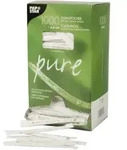 Papstar Pure Zahnstocher, geh&uuml;llt 16691 , 1 Packung = 1000 St&uuml;ck, L&auml;nge: 6,6...