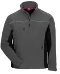 NITRAS MOTION TEX LIGHT Softshelljacke, grau/schwarz 7152-S , Gr&ouml;&szlig;e S