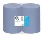 Papernet Industrieputztuchrollen, 2-lagig, blau 416621 , 1 Packung = 2 Rollen &agrave; 1000