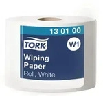 Tork Papierwischt&uuml;cher, W1, 1-lagig, wei&szlig; 130100 , 1 Rolle &agrave; 1000 Meter