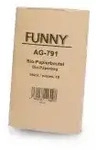 Bio-Papierbeutel braun unbedruckt AG-791 , 1 Karton = 30 x 10 St&uuml;ck pro B&uuml;ndel