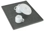 WENKO Abtropfmatte Maxi Grau, 40 x 30 cm, mit Noppenstruktur 54717100 , 1 St&uuml;ck