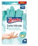 Spontex Zarte H&auml;nde Haushaltshandschuh 12249047 , 1 Paar, Gr&ouml;&szlig;e 7 - 7,5 (M)