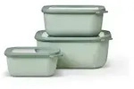 Mepal Frischhaltedose Set cirqula rechteckig, hoch, 3-teilig 106271094700 , Farbe: