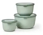 Mepal Frischhaltedose Set cirqula rund, 3-teilig, hoch 106231094700 , Farbe: nordic