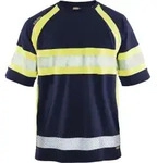 BLAKL&Auml;DER&reg; Warnschutz T-Shirt 3337, marine/gelb 33371051 , 1 St&uuml;ck, Gr&ouml;&szlig;e: L