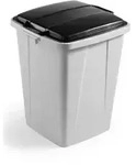 DURABLE Wertstofftonne DURABIN 90, mit Deckel VEH2012033 , 90 Liter, Farbe:...