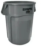 Rubbermaid Abfallbeh&auml;lter BRUTE&reg;, grau FG264360GRAY , Volumen: 167 Liter