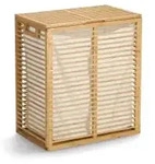 Zeller W&auml;schesammler, Bambus 14291 , Ma&szlig;e (L x B x H): 33 x 53,5 x 61 cm