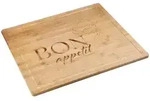 KESPER Herdabdeckplatte, aus Bambus 5859713 , Schriftzug: "Bon Appetit"