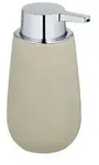 WENKO Seifenspender Badi Beige Keramik, nachf&uuml;llbar bis 320 ml 24130100 , 1...