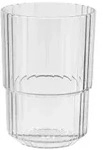 APS Trinkbecher LINEA, transparent 10563 , Ma&szlig;e (&Oslash; x H): 8,5 x 12 cm, 400 ml