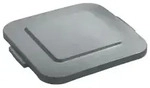 Rubbermaid Schnappdeckel f&uuml;r eckigen BRUTE&reg; Abfallbeh&auml;lter, grau FG353900GRAY ,