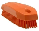 Vikan Handb&uuml;rste, schmal, hart 64407 , Farbe: orange