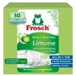 Frosch All-in-1 Sp&uuml;lmaschinentabs, Limone 116333 , 1 Packung = 30 Tabs