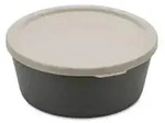 Koziol Frischhaltedose CONNECT BOWL mit Deckel, 400 ml 7202701 , Farbe: dunkelgrau