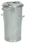 RENNER System-M&uuml;lleimer feuerverzinkt 2034-00 , 50 l, H&ouml;he: 690 mm