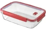 CURVER SMART COOK, Frischhaltedose Glas, Deckel mit Ventil 248682 , Volumen: 2,3