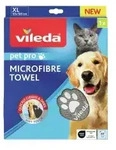 Vileda Pet Pro Microfibre Towel Mikrofasertuch 172670 , 1 Packung = 1 Tuch, 65 x 100