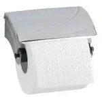 WENKO Basic Toilettenpapierrollenhalter 17877100 , Ma&szlig;e: 14 x 7,5 x 8,5 cm,