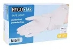 HYGOSTAR&reg; Safe Light Nitrilhandschuhe, puderfrei, wei&szlig; 27079 , 1 Karton = 10