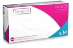 BINGOLD Nitril 35 Einweghandschuhe, puderfrei, schwarz 602201 , 1 Packung = 100