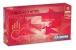 ARNOMED Nitril Lava Red Einmalhandschuhe, puderfrei, rot 384-S , 1 Packung = 100