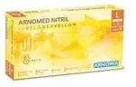 ARNOMED Nitril Sunflower Yellow Einmalhandschuhe, puderfrei, gelb 388-L , 1...