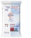 SAGROTAN 2in1 Desinfektionst&uuml;cher 3058240 , 1 Packung = 40 St&uuml;ck