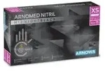 ARNOMED Nitril Midnight Black Einmalhandschuh, puderfrei, schwarz 391-XS , 1...