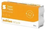 Satino HiCycle Toilettenpapier, 3-lagig, hochwei&szlig;, MT1 082480 , 1 Karton = 8