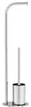 WENKO Levante Stand WC-Garnitur, rostfreier Stahl, freistehend 26347100 , 1...