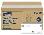 Tork Xpress&reg; Papierhandt&uuml;cher H2 Universal, 21 x 23,5 cm, 2-lagig 150299 , 1 Karton
