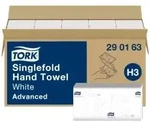 Tork Papierhandt&uuml;cher, 2-lagig, wei&szlig;, H3 290163 , 1 Karton = 15 Packungen &agrave; 250
