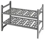 WENKO K&uuml;chen-Unterschrankregal Flexi, ausziehbar 2768010100 , 1 Regal, Farbe: grau