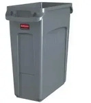 Rubbermaid Abfalleimer Slim Jim&reg;, 60 Liter 1971258 , Farbe: grau