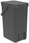 Brabantia Abfalleimer "Sort and Go", 16 Liter 109966 , Farbe: Grey