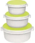 EMSA Micro Family Mikrowellentopf Starter Set 509741 , 1 Starter Set=1x500 ml, 1x1000