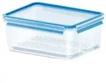 EMSA Clip & Close Frischhaltedose mit Abtropfgitter, 3,7 Liter 512888 , Farbe: