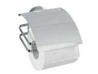 WENKO Cover Turbo-Loc Toilettenpapierhalter 21781100 , Maße: 12 x 9,5 x 13 cm,