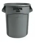 Rubbermaid Abfallbeh&auml;lter BRUTE&reg;, grau FG262000GRAY , Volumen: 76 Liter