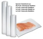 CASO Folienset 2, 4-teilig, &Oslash; 150&mu;m 1236 , 1 Set, Ma&szlig;e (B x L): 30 x 40, 20...