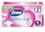 Zewa Ultra Soft Toilettenpapier, 4-lagig 29289 , 1 Packung = 8 Rollen &agrave; 150 Blatt