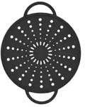 EMSA Smart Kitchen Spritzschutz, anthrazit 514559 , 1 Spritzschutz, Durchmesser: 21