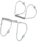 Metaltex Rouladenklammern 200450 010 , 1 Packung = 4 St&uuml;ck, 6 x 7 cm