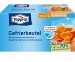 Toppits&reg; Gefrierbeutel Standboden Vorratspack 4008871208118 , Fassungsverm&ouml;gen: 1