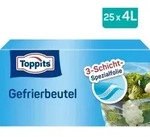 Toppits&reg; Gefrierbeutel Standboden 4008871208071 , Fassungsverm&ouml;gen: 4 Liter, 1